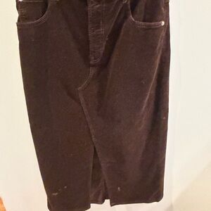 Frame Denim Women’s BrownCorduroy midi skirt